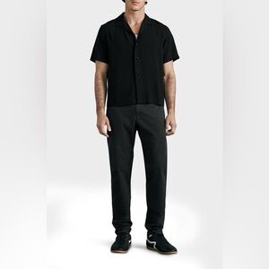 Rag & Bone Avery Button-Up Shirt Linen Blend